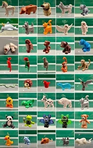 LEGO Animal Minifigure Utensil Accessory, Rat, Snake, Rabbit, 114 Types, 1 Piece - Picture 1 of 116