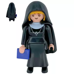 Playmobil figura monja con libro azul - Imagen 1 de 1