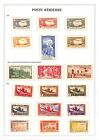[OP1130] French Colonies lot of stamps on 12 pages