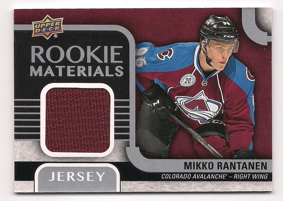 Mikko Rantanen 15-16 Upper Deck 2 Rookie Materials Game Jersey - Image 1 of 1