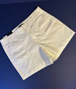 Banana Republic Chino Utility Shorts hoch geschnitten weiß Damengröße 16 NEU - Bild 1 von 10