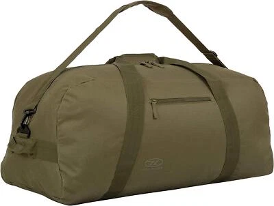 Highlander Cargo Bag 45L Lightweight Cabin Travel Holdall Luggage Olive Green - Image 1 of 4