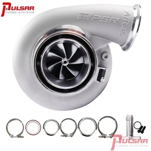 Pulsar Turbo PTE 8085E Dual Ball Bearing Billet Wheel Turbo Dual Vband 1.28A/R - Picture 1 of 9