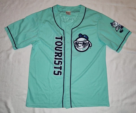 RARE Asheville Tourists SGA Stadium Give Away Baseball Jersey 2023 2XL XXL NICE! Cover