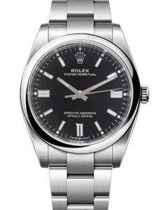 Rolex Oyster Perpetual Steel Black Dial 36mm Watch +Card '20 126000 - Picture 1 of 12