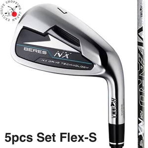 HONMA Golf Beres NX Iron Clubs #7-#11 5pcs Set VIZARD Carbon Shaft Flex S Men JP - Picture 1 of 8
