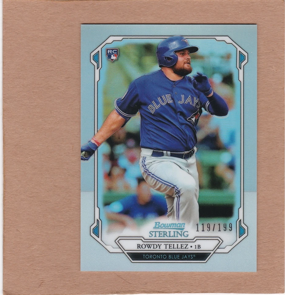 2019 Bowman Sterling Rookie Refractor 119/199 Rowdy Tellez #BSR-62 Rookie RC NM+ - Image 1 of 2