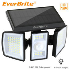 EverBrite Solar Outdoor Lights 128 LED 7000K Solar Motion Sensor IP65 Wall Light