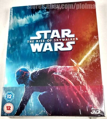 STAR WARS: THE RISE OF SKYWALKER New 3D (and 2D) Blu-ray STEELBOOK Episode 9 IX - Image 1 of 3