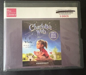 Charlotte's Web E.B. White Unabridged CD Audiobook read by the author - Picture 1 of 4