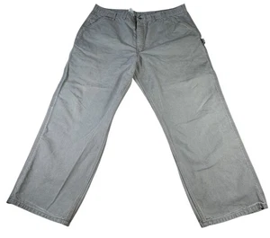 Carhartt Canvas Work Cargo Hose Beige Herren 46x30 B11 DES Reißverschlusstaschen Workwear - Bild 1 von 12