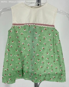 Vintage Nannette Children's Green Floral Dress - Picture 1 of 5