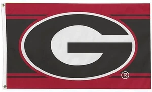 University of Georgia Bulldogs Flag Banner 3x5 Feet Metal Grommets Logo Design - Picture 1 of 2
