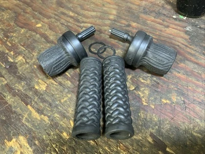 SRAM 3x8 Grip Shifters w/Cannondale CODA Grips NICE! - Image 1 of 4