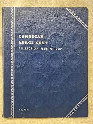 1858-1920 Canada Large Cent Album. Near Complete Collection, 44 coins. - Image 1 of 4