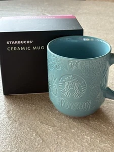 Starbucks Collectibles - FAVORITE 2025 New Blue HAWAII Collection Tasse Becher 12 oz - Bild 1 von 3