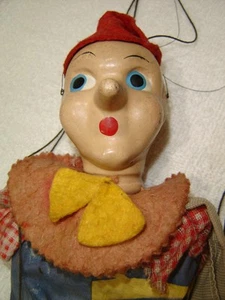 Vintage Holz Marionette Puppe Pinocchio - Bild 1 von 8