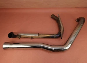 1996-2008 KAWASAKI VULCAN 1500 VN1500L Chrome Exhaust Header Pipes - Picture 1 of 10