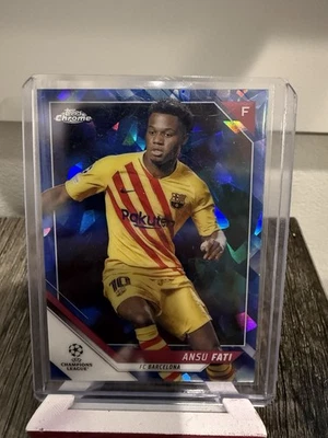 2021-22 Topps Chrome UCL Sapphire Edition - Ansu Fati #29 - Image 1 of 2