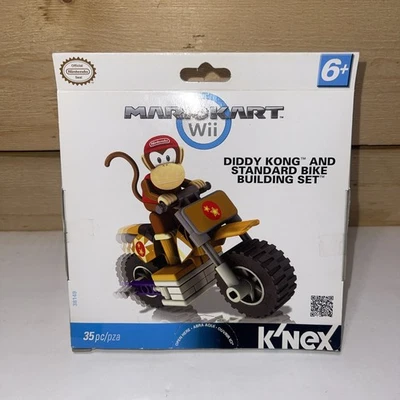 KNEX Mario Kart Wii Diddy Велосипед Конструктор Редкий Новый Запечатанный 35 Изделий 2012 38149 - Изображение 1 из 4