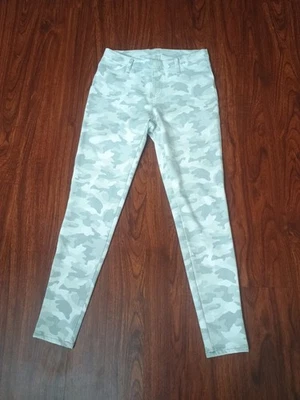 Pequeño Gris Camuflaje Elastizado Tiro Alto Ajustado Jegging Adelgazante, Nuevo Con Etiqueta Recortada Foto 1 de 4