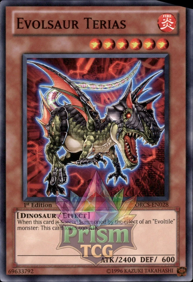 1st Ed Evolsaur Terias ORCS-EN028 Yugioh - Image 1 of 1