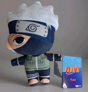 "Nuevo juguete de peluche Naruto 8"" KAKASHI HATAKE de fábrica Viz Media RARO NUEVO CON ETIQUETAS - Imagen 1 de 3
