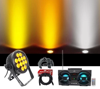 Chauvet DJ SlimPar Pro W USB Light+UV LED Wash Light+Cable+Clamp+Speaker - Image 1 of 4