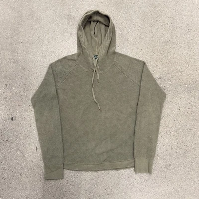 Lauren Ralph Lauren 连帽衫女式华夫格针织毛衣,尺寸 M — 第 1/4 张图片