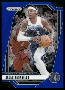 Jaden McDaniels - 2024-25 Panini Prizm Basketball - True Blue Prizm - /199 #175 - Bild 1 von 2