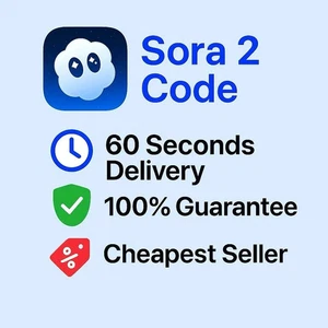Sora 2 Invite Code ⚡️Instant Digital Delivery⚡️24/7! (CHEAPEST) UNDER 30 SECONDS - Picture 1 of 1