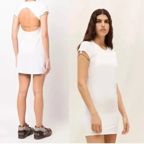 Nike x Jacquemus La Robe Mini Abito Donna Bianco con Ritaglio Schiena Taglia Large