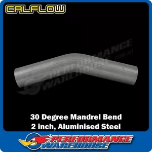 Aluminised Steel 2 Inch O.D. 30 Degree Mandrel Bend Exhaust Pipe, T30SE200-AS - Bild 1 von 2
