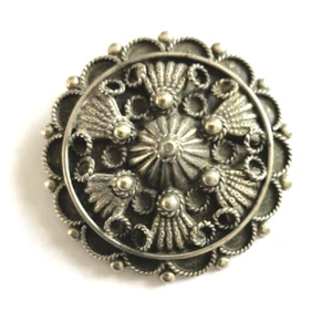Broche italiano de plata de la era Art Deco - Imagen 1 de 7