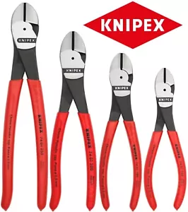Knipex High Leverage Diagonal Side Cutters Wire Cable Cutting All Sizes 7401 - Picture 1 of 5