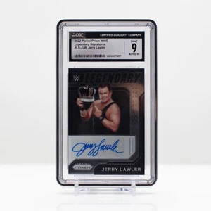 Wrestling 2022 Jerry Lawler #LS-JLW WWE Panini Prizm Legendary Signatures CGC 9 - Picture 1 of 4