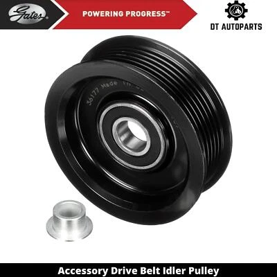 Para GMC C4500 2003-2008 Topkick 6,6 L V8 correa de transmisión diésel polea loca puertas Foto 1 de 4