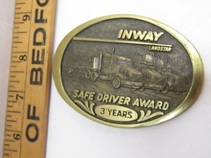 OLD HALF DOLLAR COIN BELT BUCKLE CLOTHING - Picture 1 of 3