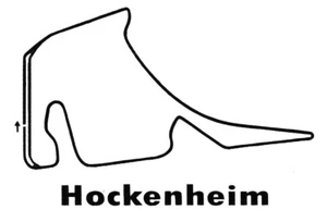 Hockenheim Rennstrecke Auto Aufkleber Sticker  Tuning 1x - Bild 1 von 1