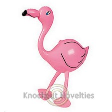 small inflatable flamingo
