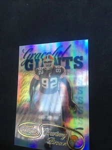 Courtney Brown 2000 Topps Gold Label Football Graceful Giants Insert #G10 - Picture 1 of 6