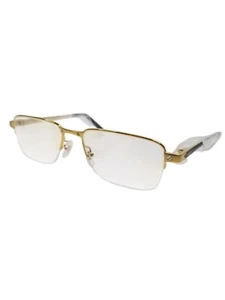 Gafas Cartier CT0103O 001 - DORADAS con lentes TRANSPARENTES - Imagen 1 de 10