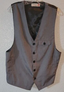 Sovereign Code Mens Vest XL 4 Buttons, Armpit To Armpit 22" Length 26" - Picture 1 of 6