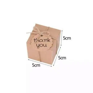 Kraft Gift Boxes - Candy Boxes - Jewellery Box - Wedding Favour Box - Picture 1 of 3