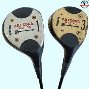 Arizona Golf Co Phoenix Graphite Head Driver & 3 Wood RH Graphite (Bad-Grips) - Picture 1 of 17