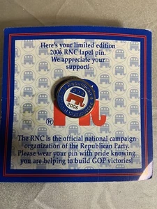 Republican National Committee 2006- Small Pin Button Lapel Hat Cap Pin - Picture 1 of 1
