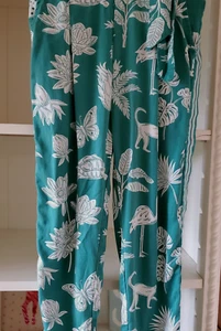 Mini Boden Girls Green Jungle Pull On Pants Size 12Y (27107A) - Picture 1 of 6