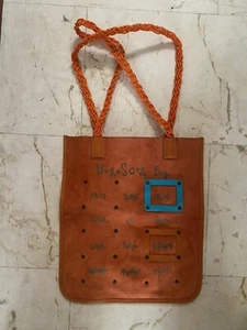leather zodiac sign Gabs orangbag Jean Pierre Made in Italy Used - Picture 1 of 7