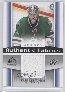 2013-14 SP Game Used Edition Authentic Fabrics Jerseys Kari Lehtonen #AF-KL