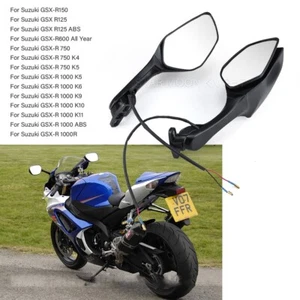 For Suzuki GSX-R 750 K4 GSX-R150 GSXR 125 GSX-R 1000R With Light Rearview Mirror - Picture 1 of 10